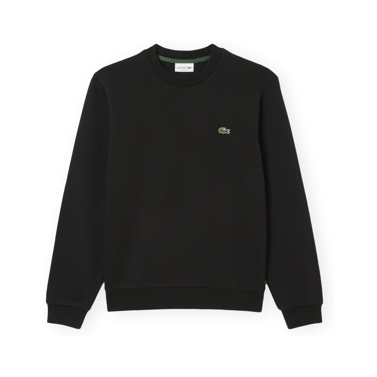 Lacoste  Classic Fit Fleece Sweatshirt SH9801 - Black  Černá