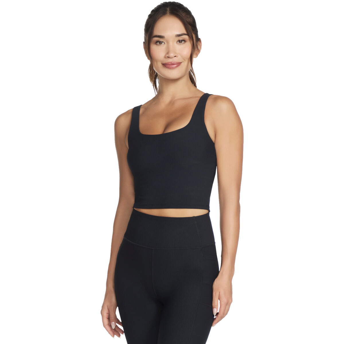 Skechers  Go Flex Rib Longline Bra  Černá