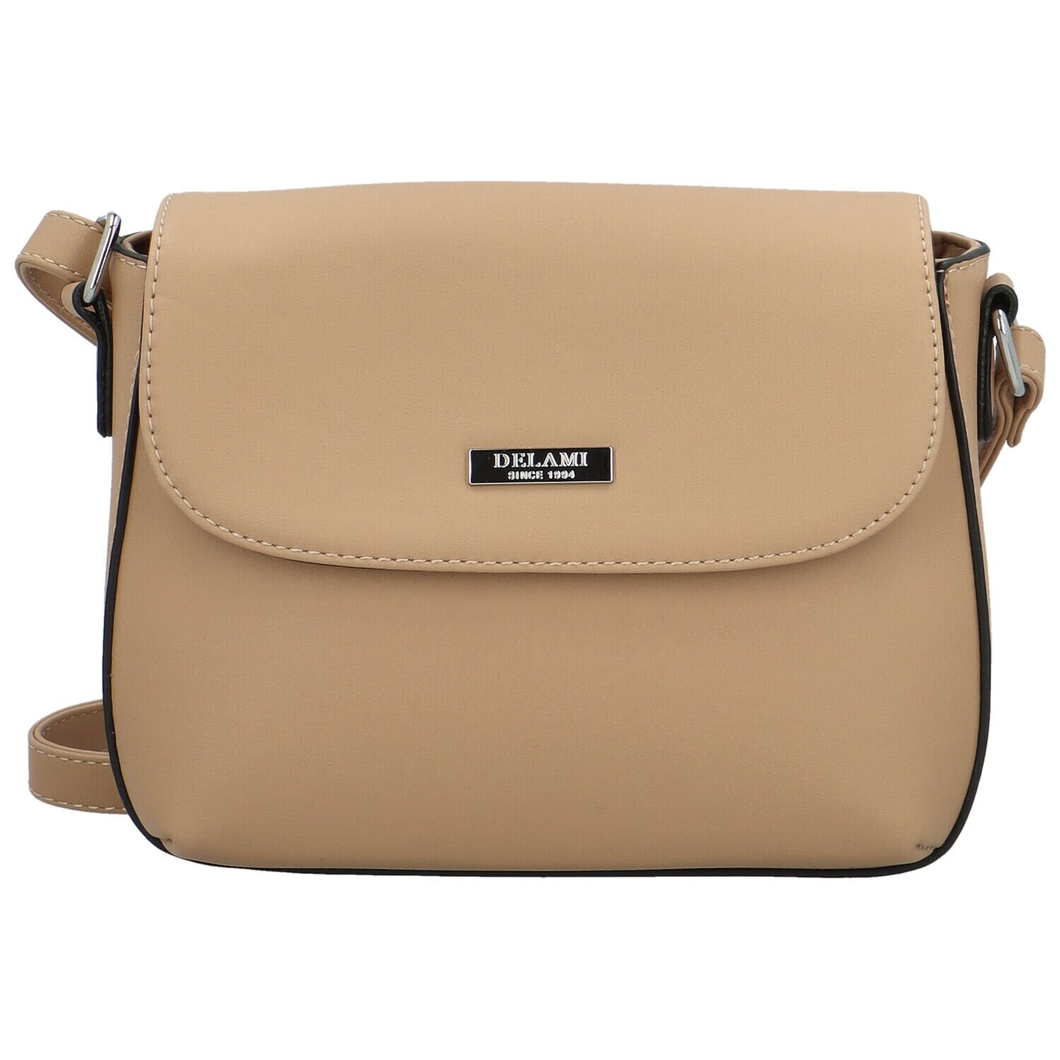 Módní dámská crossbody kabelka Delami Little Mia, béžová