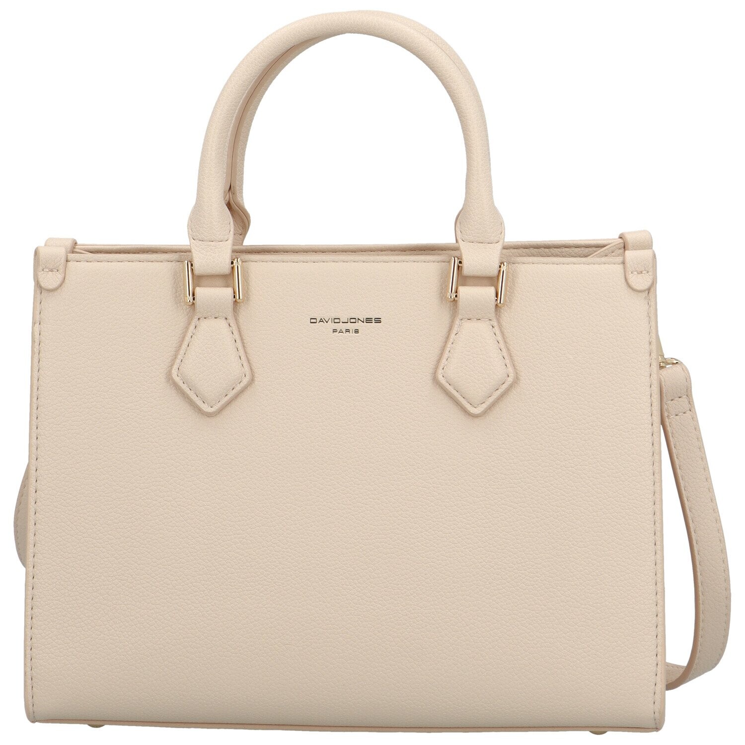 Módní dámská koženková kabelka do ruky Jella, světle růžová