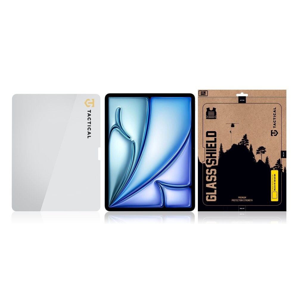 Ochranné sklo Tactical Glass Shield pro iPad Air 13 2024/2025, transparentní