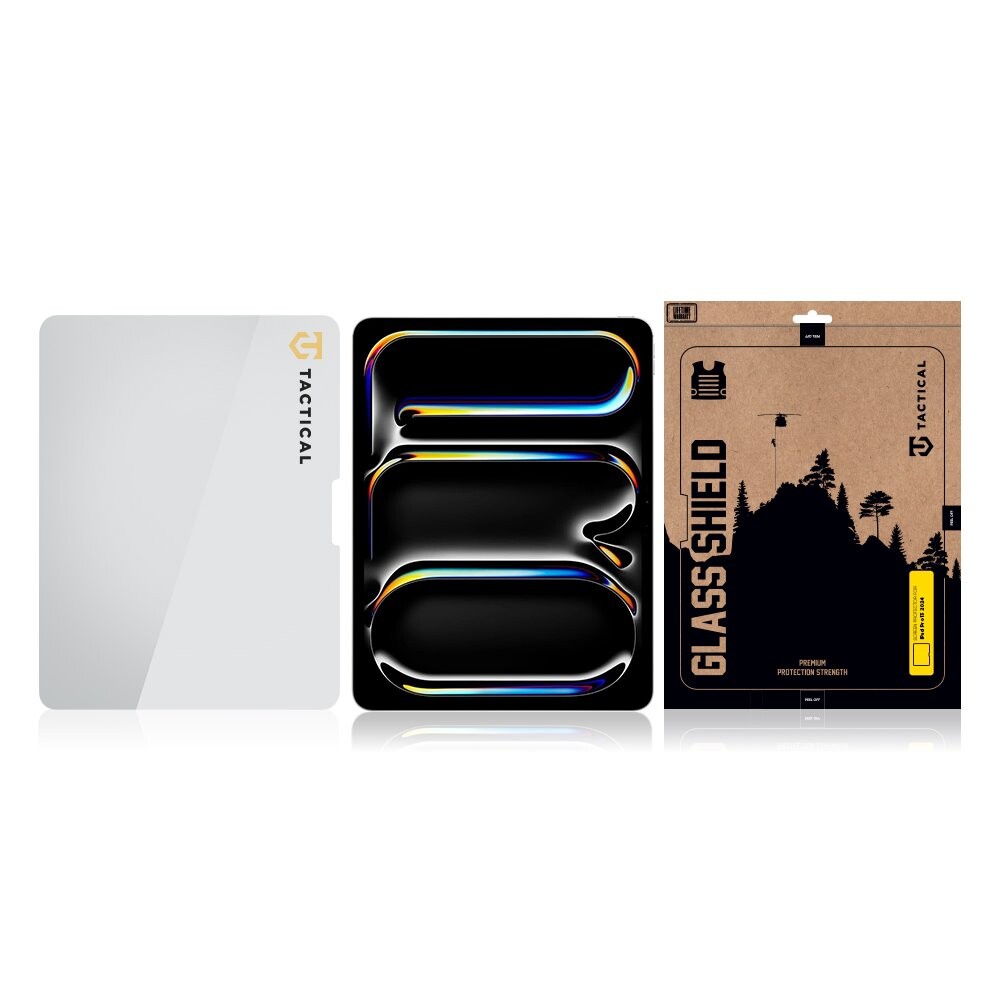 Ochranné sklo Tactical Glass Shield pro iPad Pro 13 2024, transparentní