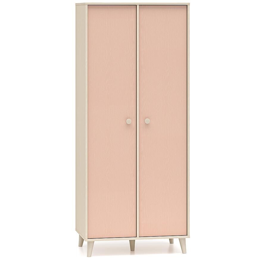 Skříň Mevel 02 pouštní písek/millenial pink