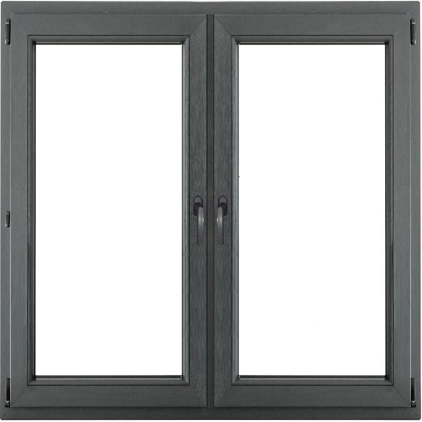 Okno symetrické 116,5x113,5 antracit