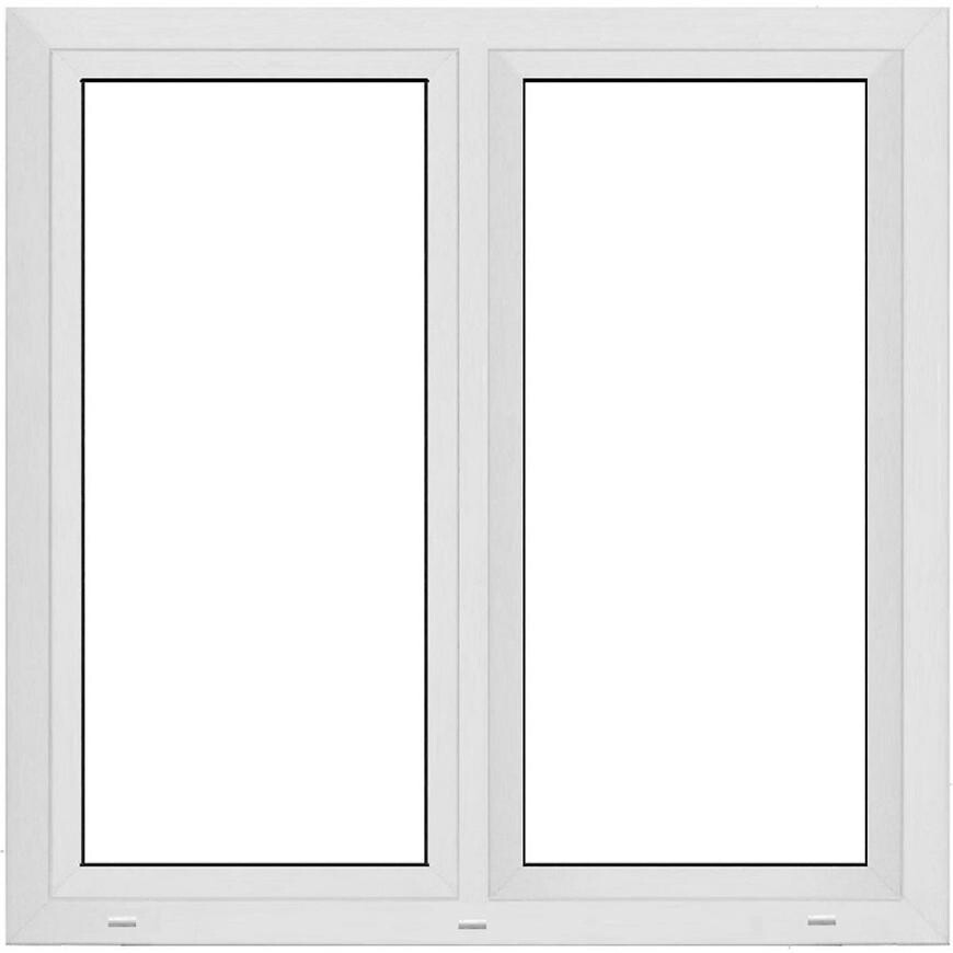 Okno symetrické 146,5x143,5 bílá
