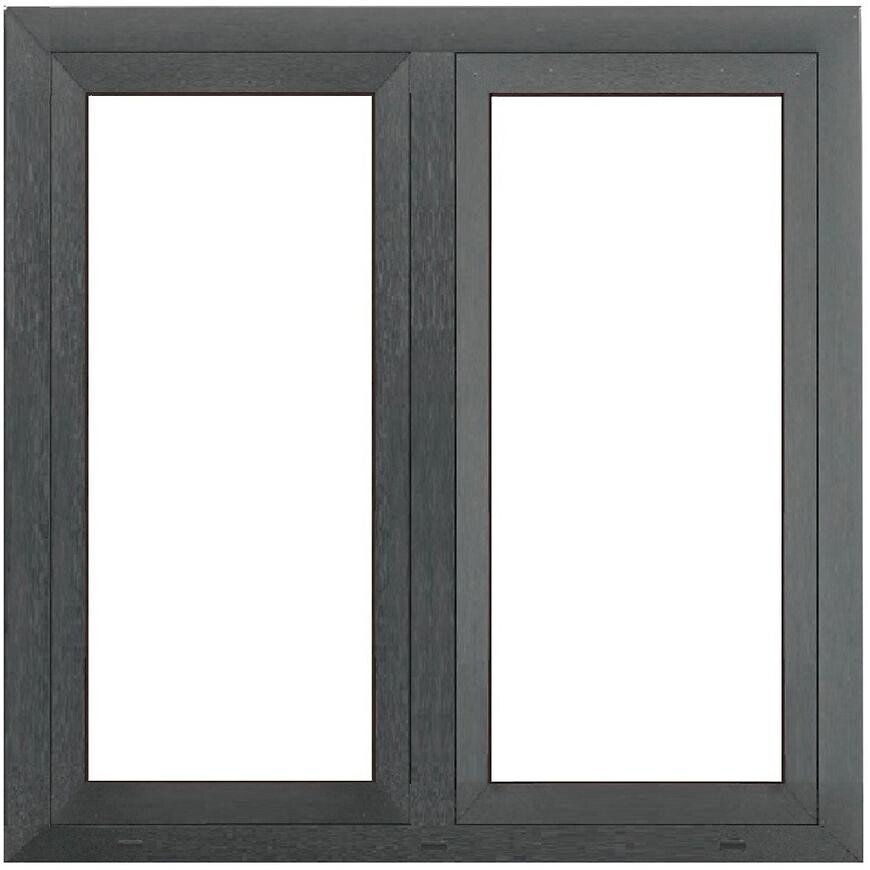 Okno symetrické 146,5x143,5 bílá/antracit