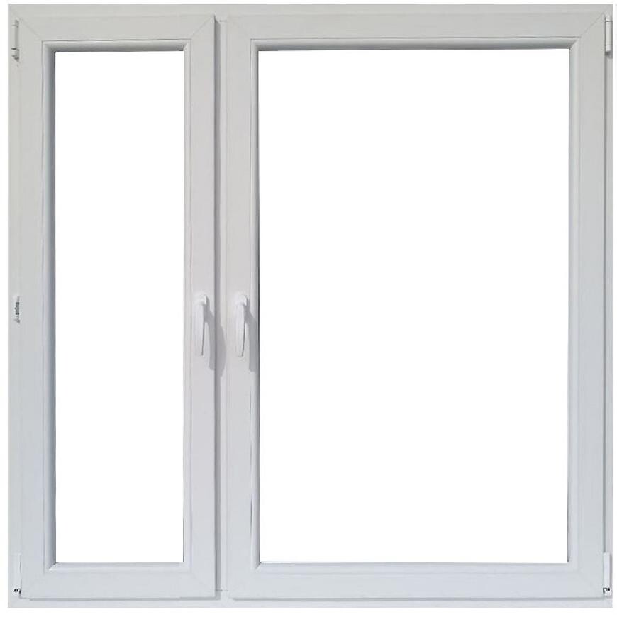 Okno asymetrické 146,5x143,5 levá bílá/antracit