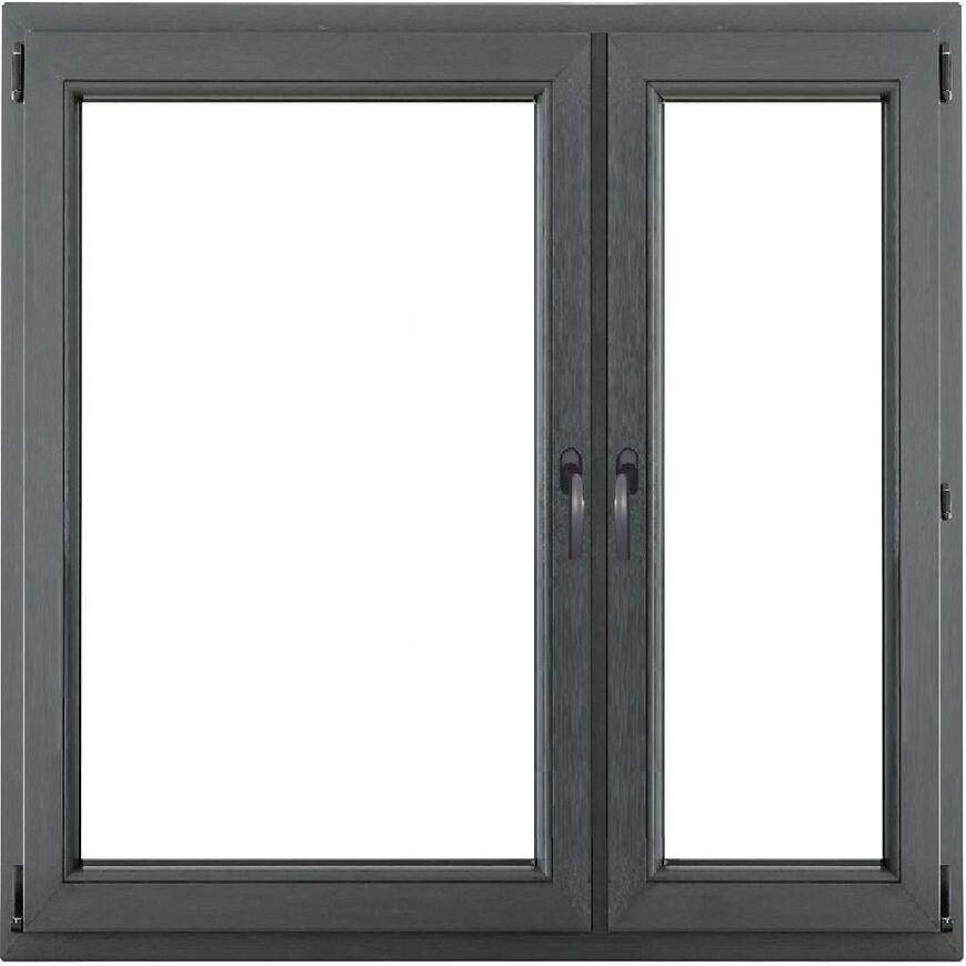 Okno asymetrické 146,5x143,5 pravá antracit