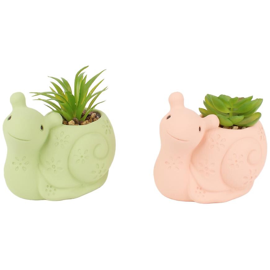 Umělá rostlina v květináči 9x11cm mix 98895