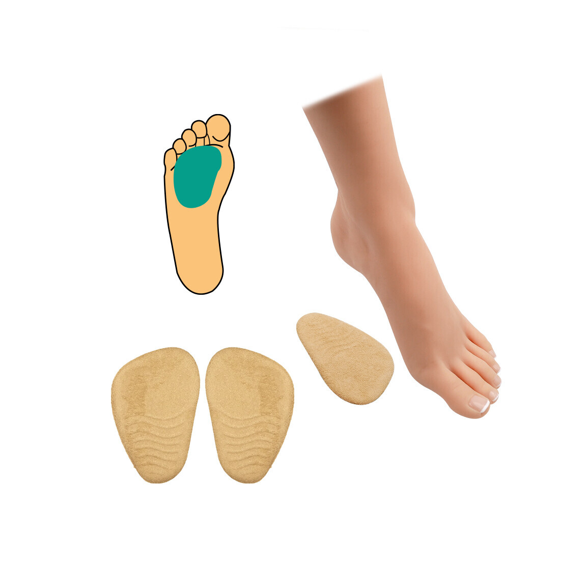 Metapolštářek HealMed 1 pár - béžový