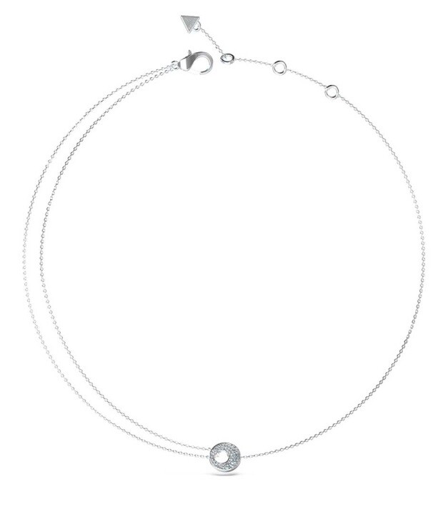 Guess Elegantní ocelový náhrdelník Blooming Summer JUBN05223JWRHT/U