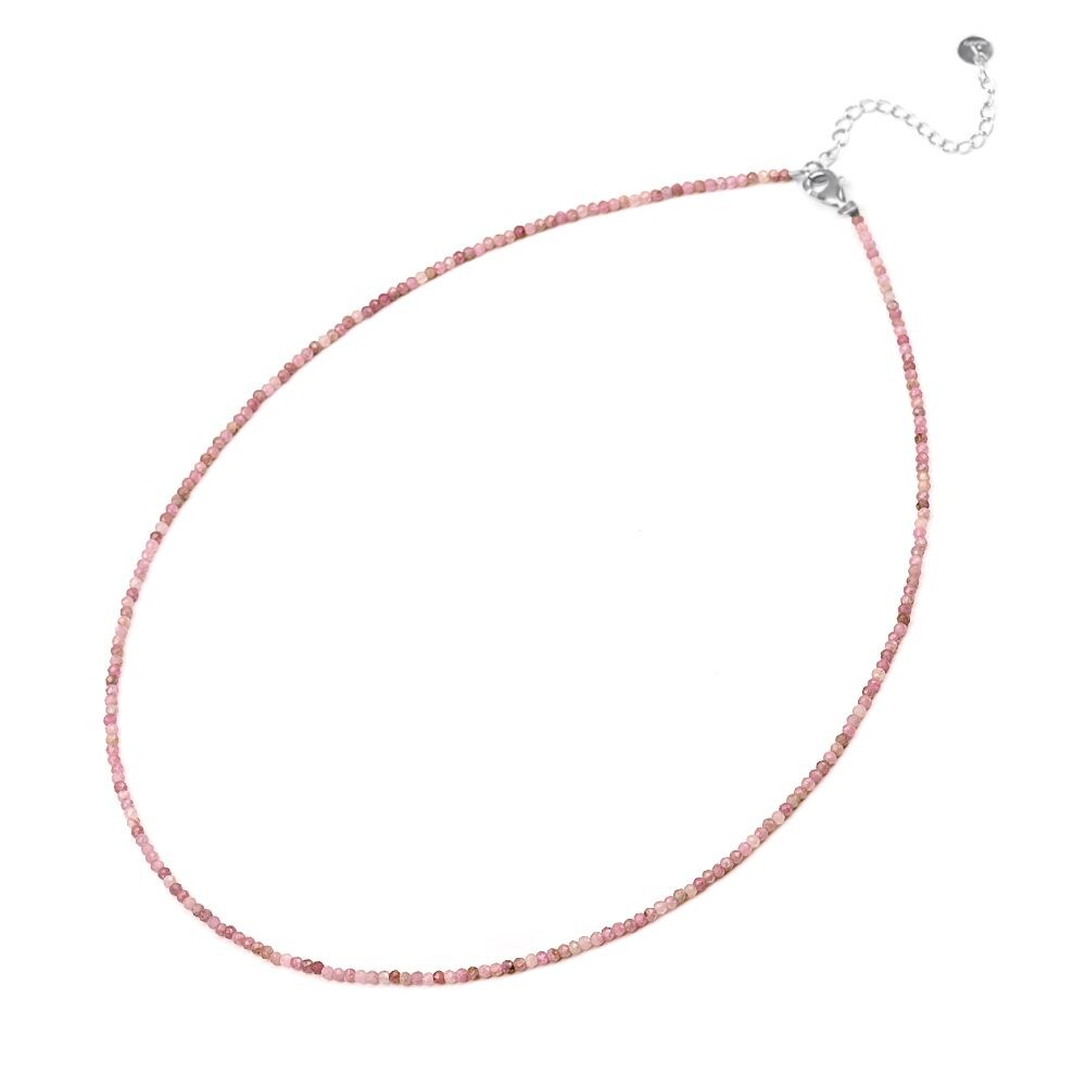 Agato Minerální korálkový náhrdelník s rodonitem POL-N01/47L