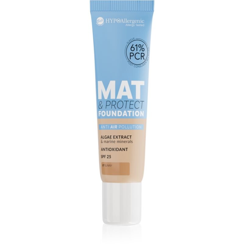 Bell Hypoallergenic dlouhotrvající matující make-up SPF 25 odstín 07 Sunny 30 g