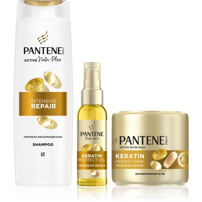 Pantene Pro-V Active Nutri Plex Intensive Repair výhodné balení pro suché a oslabené vlasy