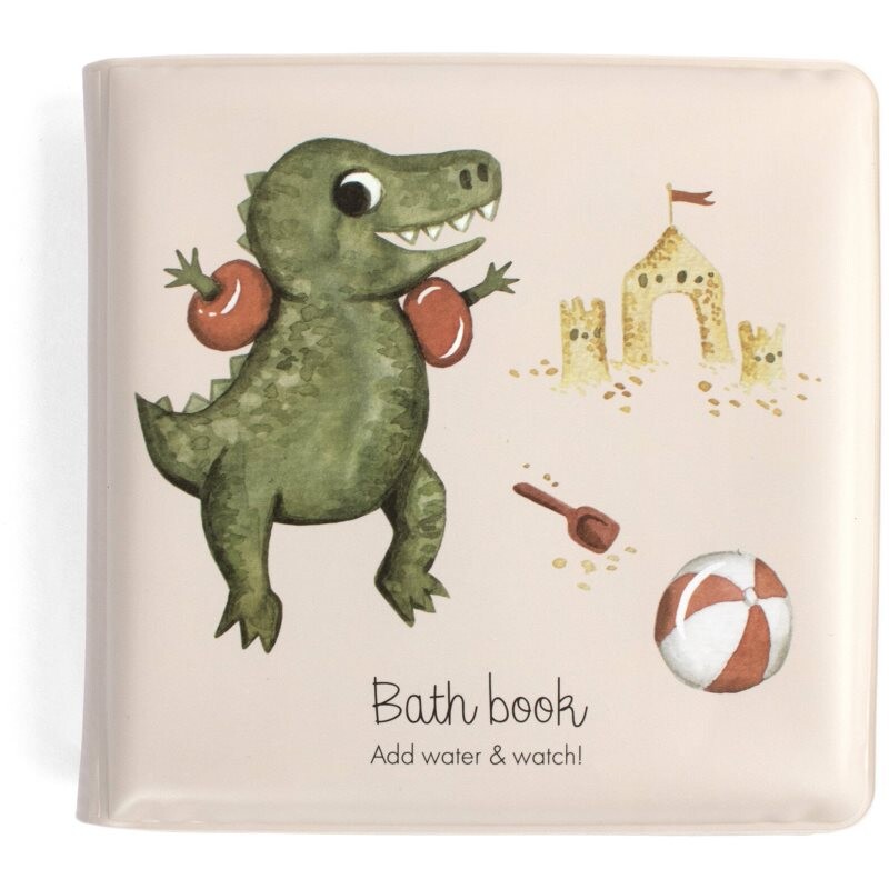 FILIBABBA Bath Book Dino Beach knížka do vody 1 ks