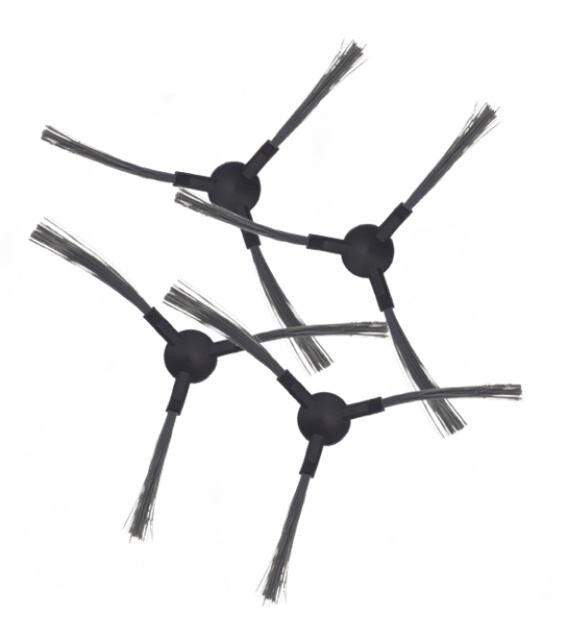 Kartáčky pro SENCOR SRV 90/ SRV 64, Tesla Robostar iQ400 boční černé 4ks