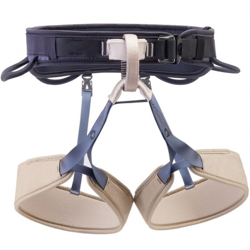 Petzl Univerzální jednopřezkový horolezecký sedací úvazek Petzl Corax LT Dark Grey