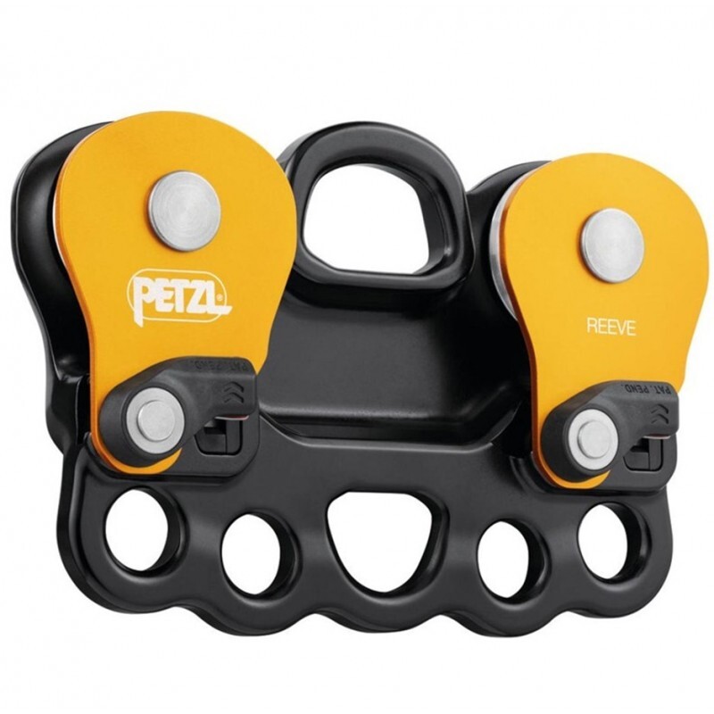 Petzl Pojezdová dvojitá kladka Petzl Reeve Žlutá