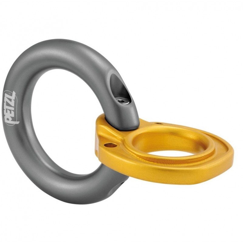Petzl Kroužek pro textilní připojovací most úvazku Petzl Ring2Ring Šedá
