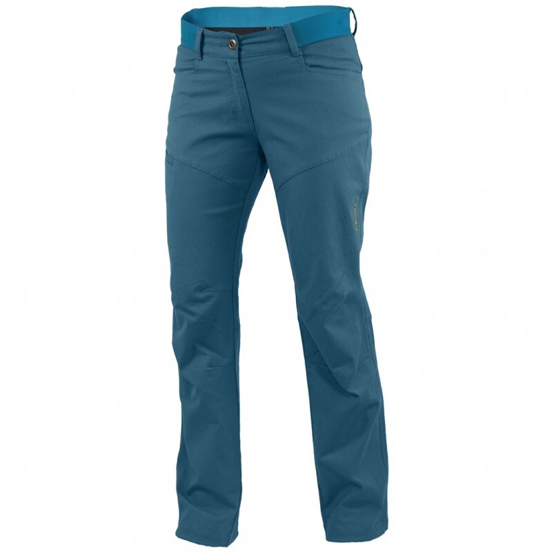 Warmpeace Dámské pohodlné bavlněné kalhoty Warmpeace Ruby lady River blue