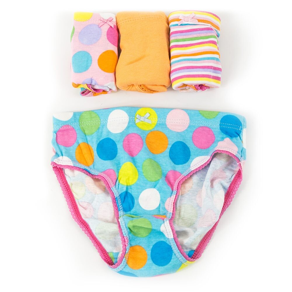 Kalhotky dívčí, 3pack, mix designů, širší guma - 164 | 14let