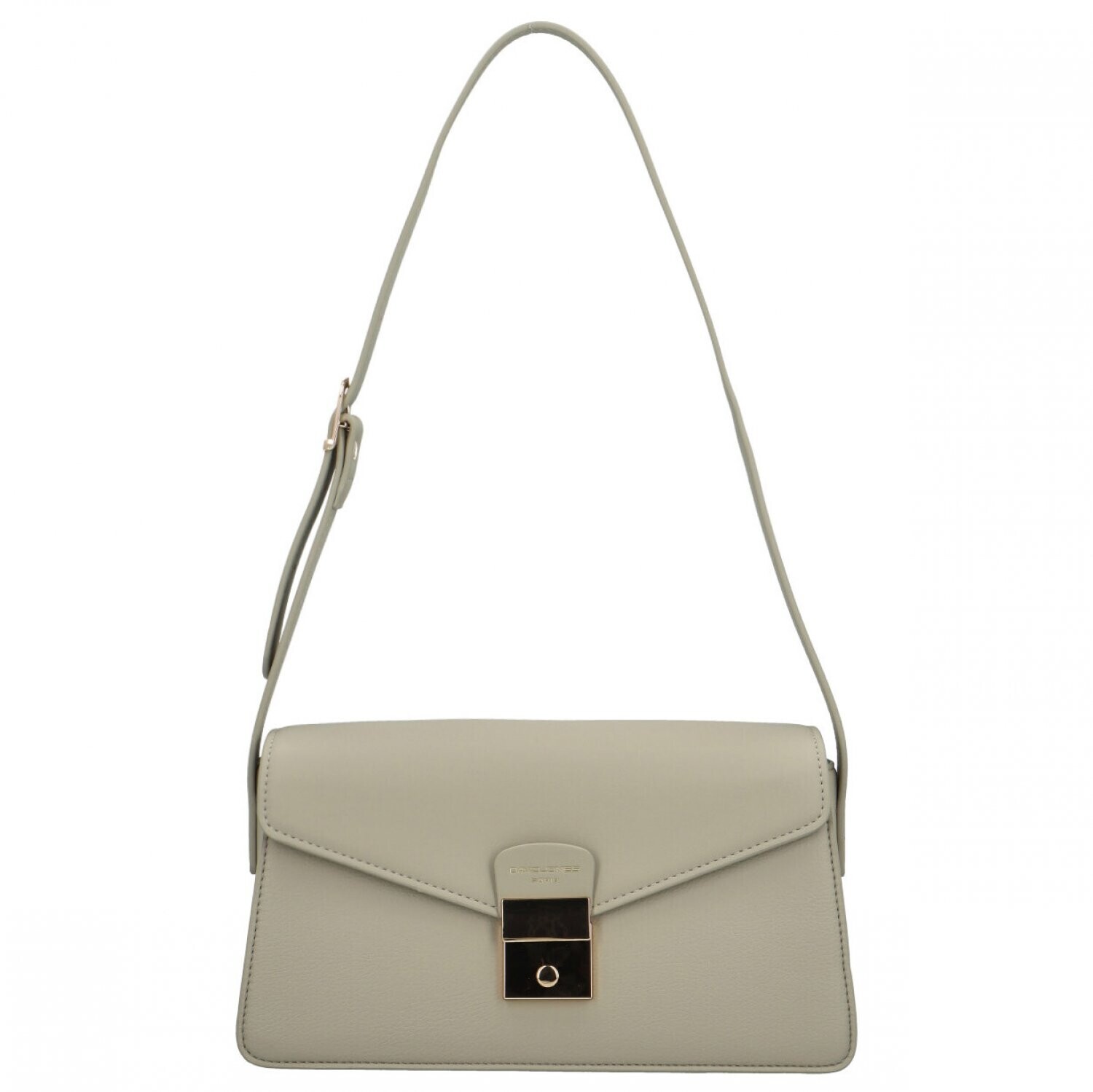 Módní dámská koženková kabelka na rameno Anisi, šedá