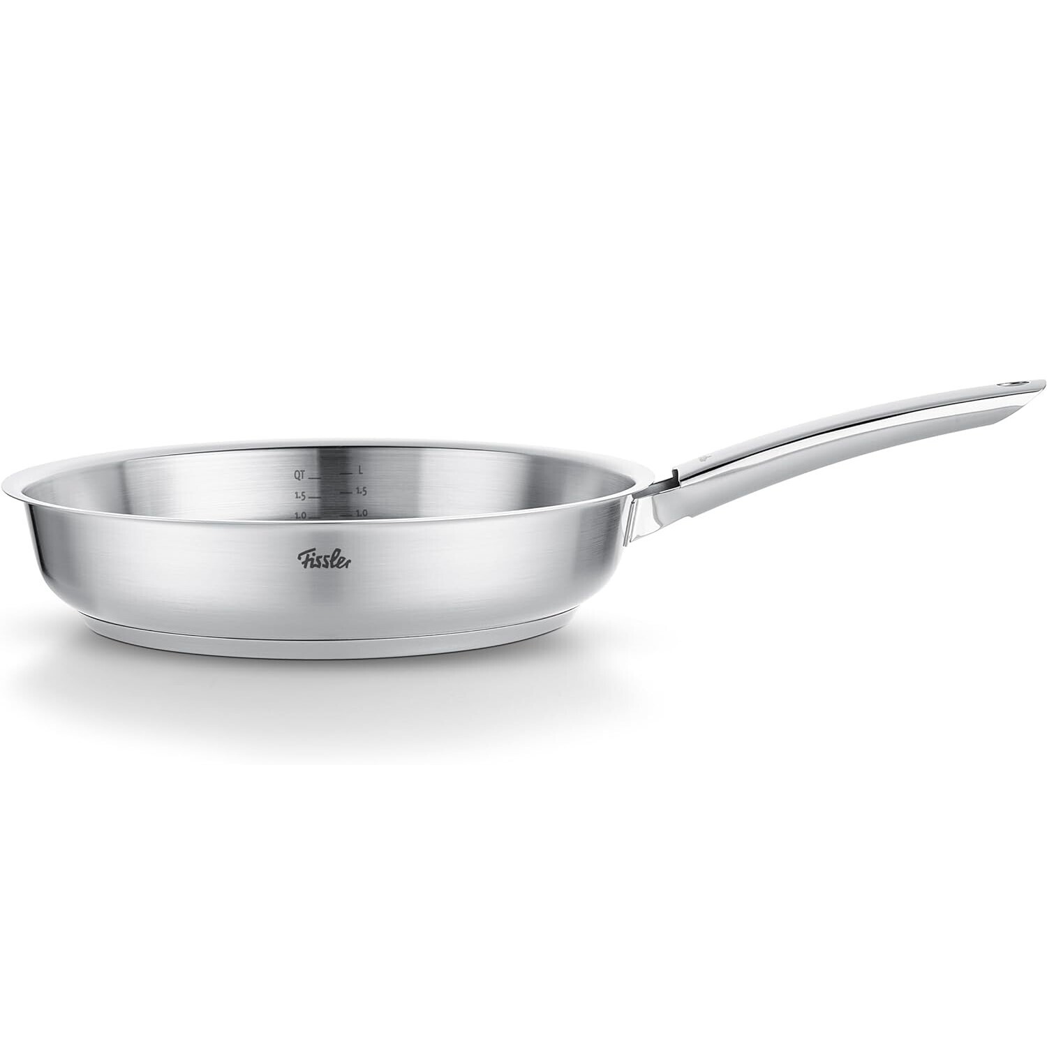 Univerzální pánev PURE 28 cm, stříbrná, nerezová ocel, Fissler