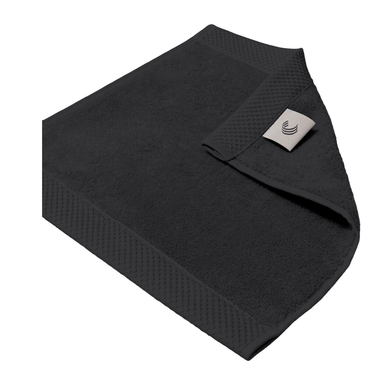 Ručník na obličej FLORENCE 32 x 32 cm, sada 4 ks, antracitová, bavlna, Clarysse