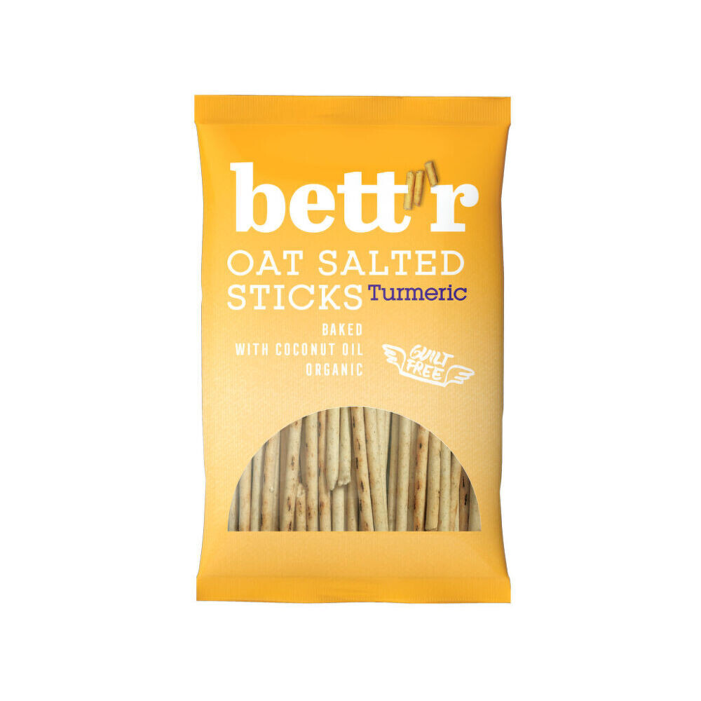Tyčinky ovesné slané s kurkumou 50 g BIO BETT'R