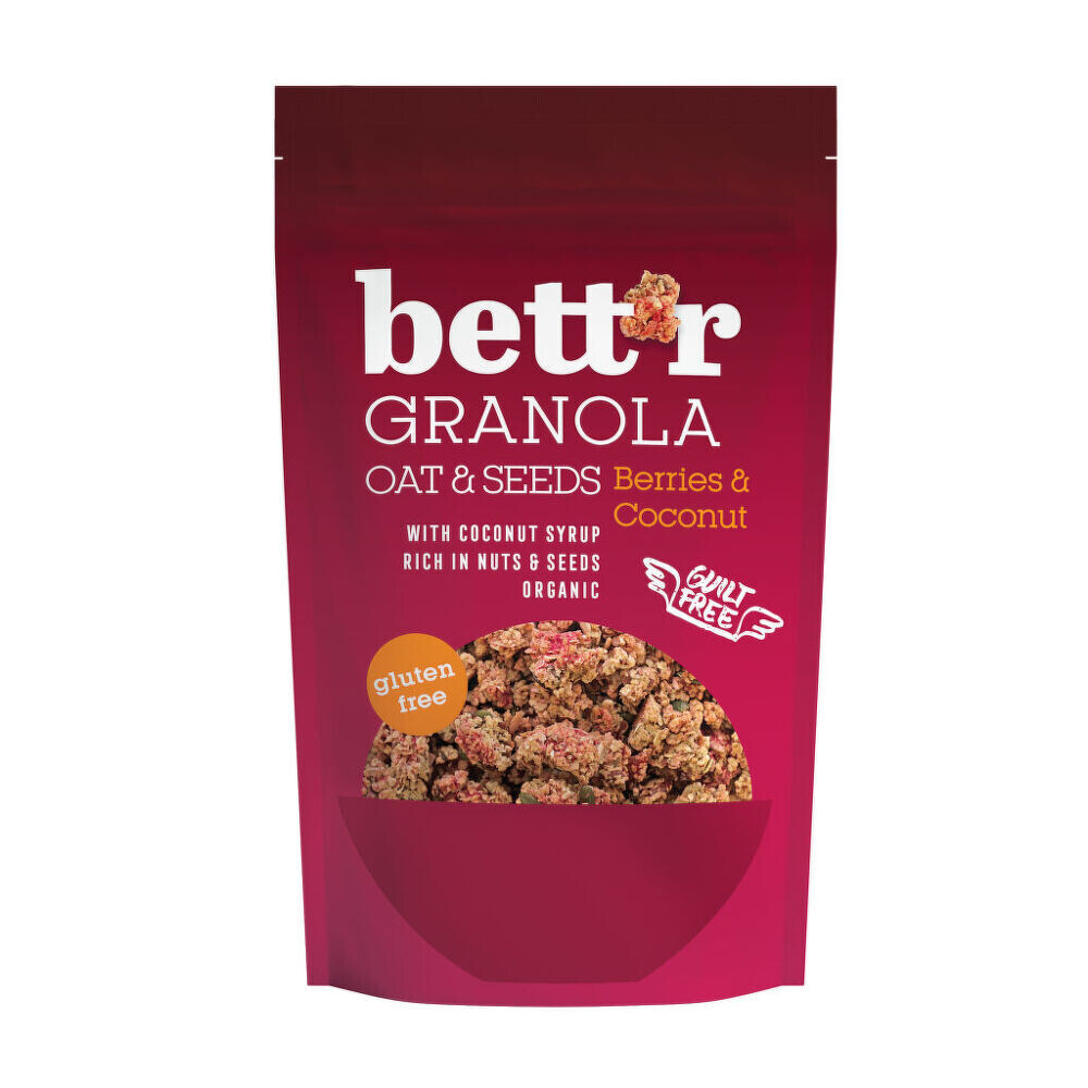 Granola s ovocem a kokosem bezlepková 300 g BIO   BETT'R
