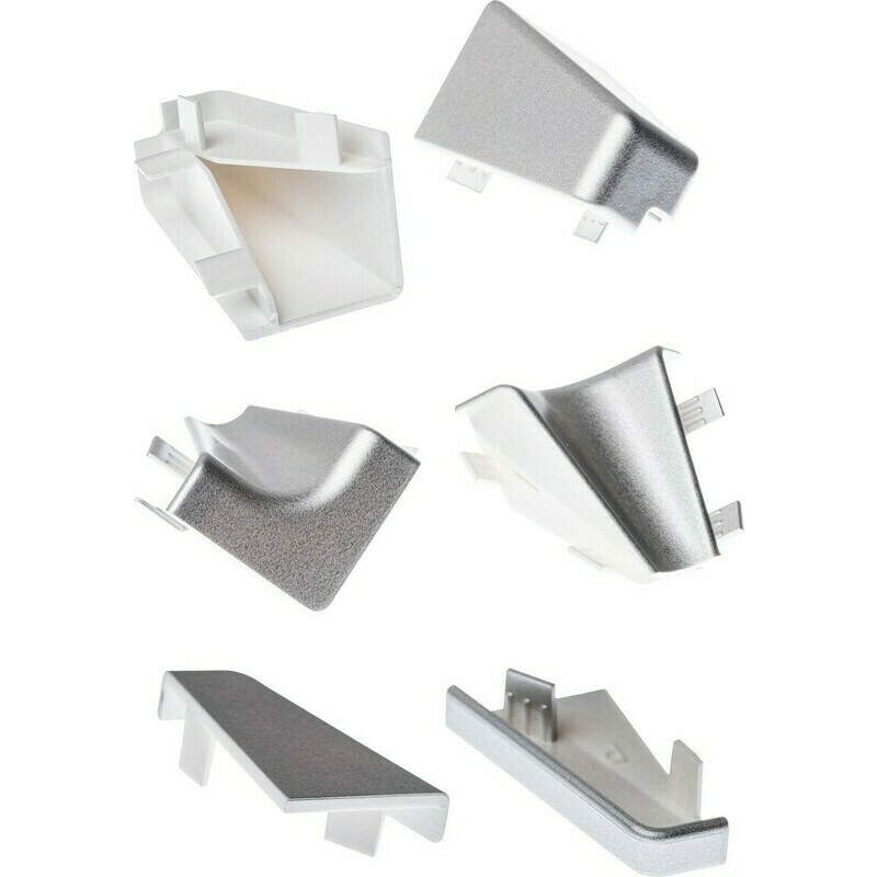 Doplňky k podlahovým lištám Kronoflooring K40C stříbrná