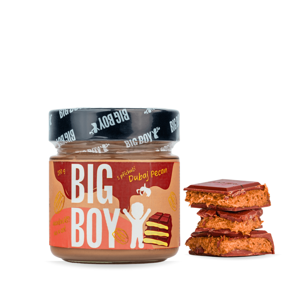BIG BOY Pekanový krém s příchutí dubajské čokolády 200 g