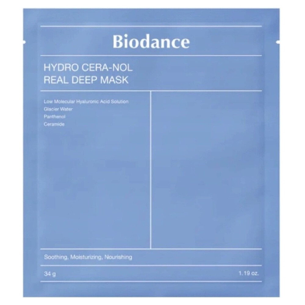 BIODANCE Hydro Cera-nol Hydratační kolagenová maska na obličej 34 g