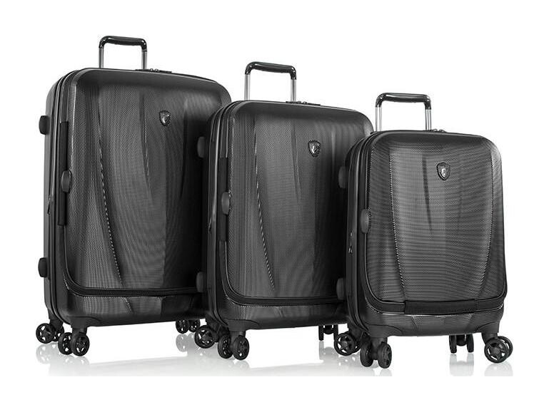 Heys Vantage Smart Luggage S,M,L Black – sada 3 kufrů
