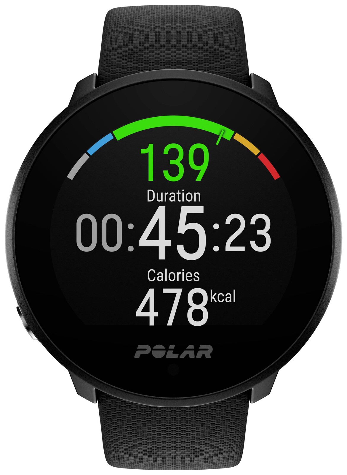 Polar Unite hodinky s měřením tepové frekvence s integrovaným senzorem 43 mm uni černá