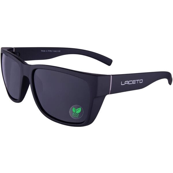 Laceto ALPHA ECO Polarizační sluneční brýle, černá, velikost