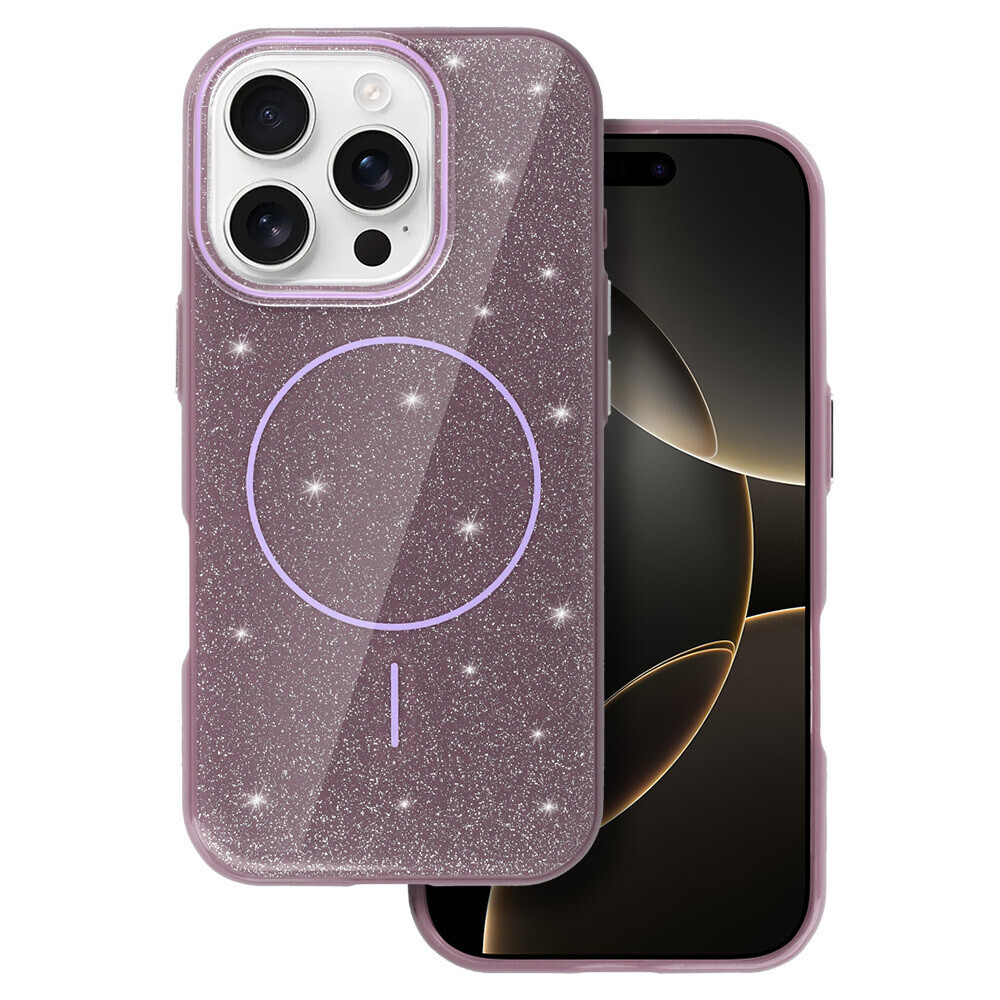 Zadní kryt Magsafe Slim Shiny pro iPhone 13 Pro Max purple