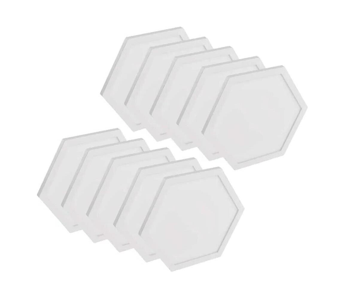 SADA 10x RGBIC Stmívatelný panel LED/1,9W/230V Wi-Fi Tuya