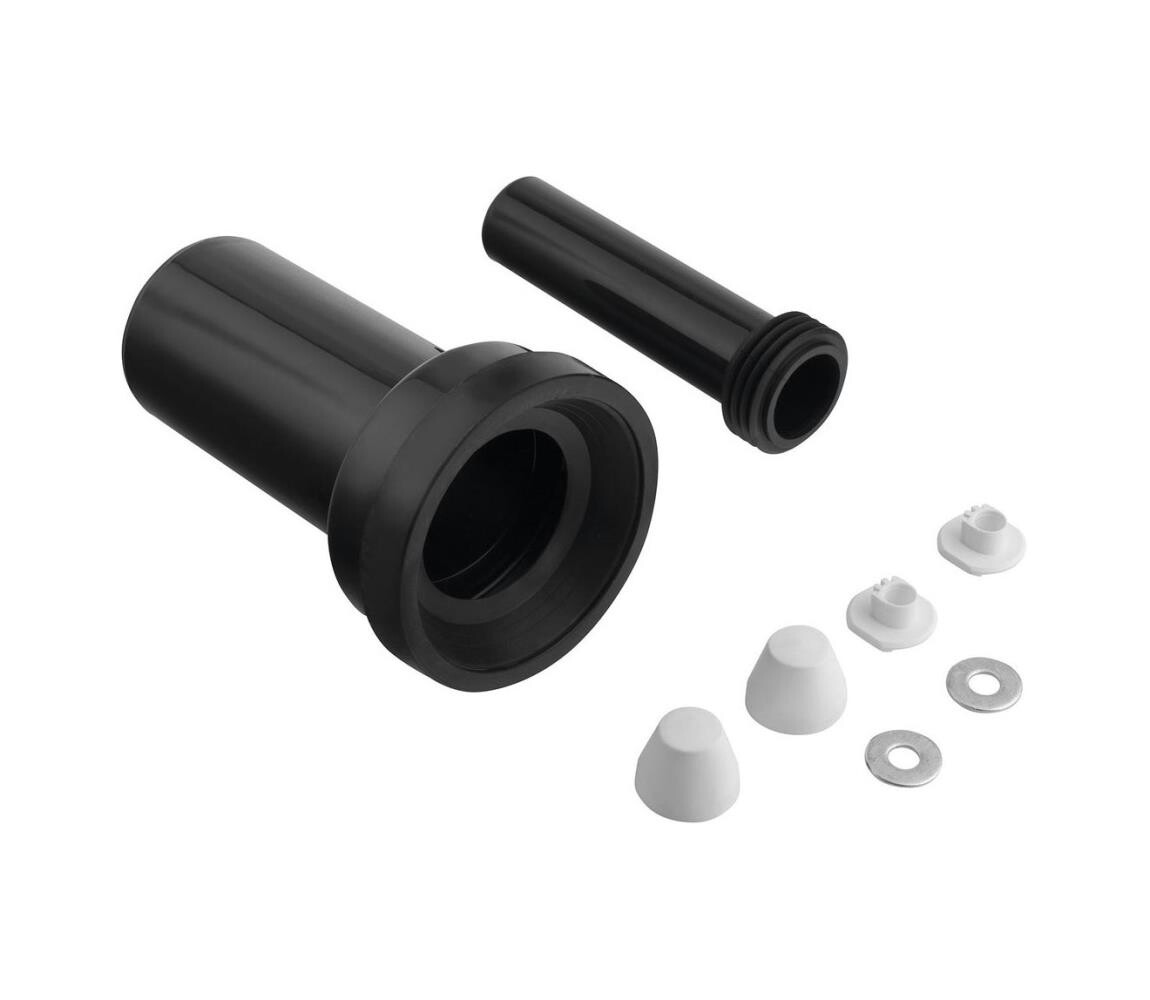 Bruckner Bruckner - Připojovací set pro závěsné WC 25 cm černá