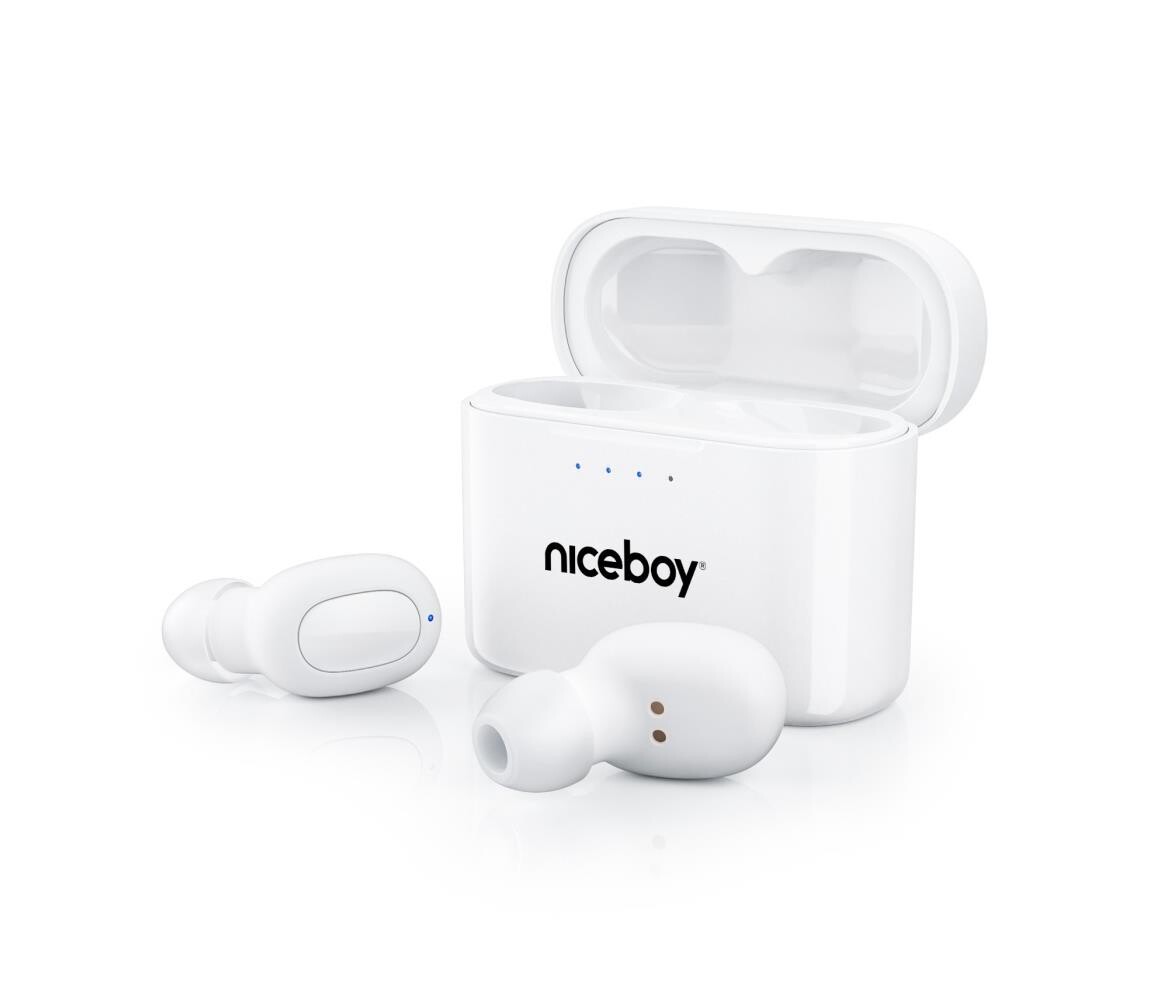 Niceboy Niceboy HIVE Podsie 4 - Bezdrátová sluchátka IP54 bílá