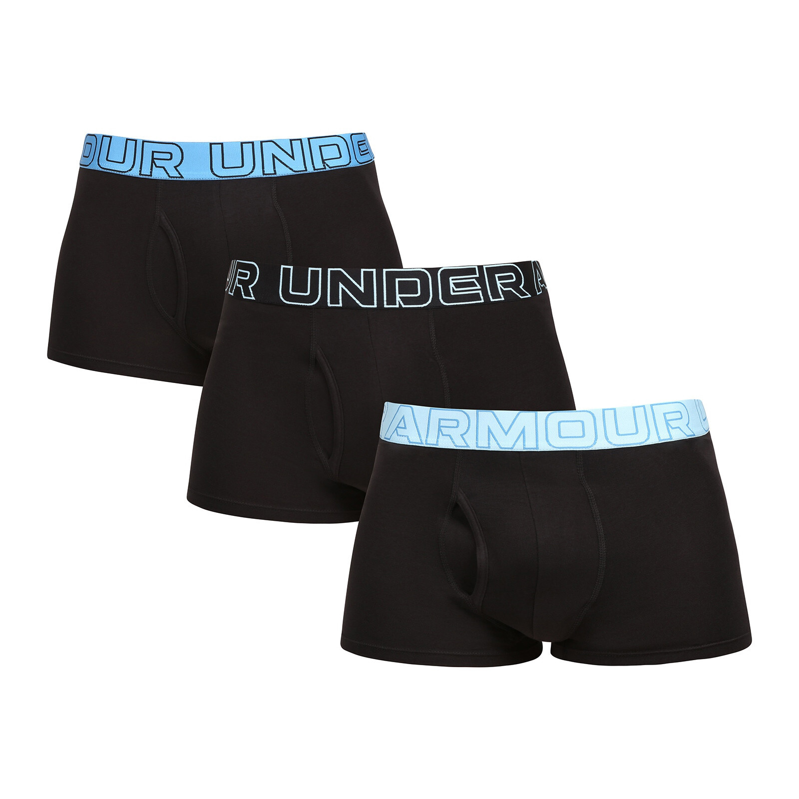 3PACK pánské boxerky Under Armour černé (1383891 003) XL, trenky / trenýrky