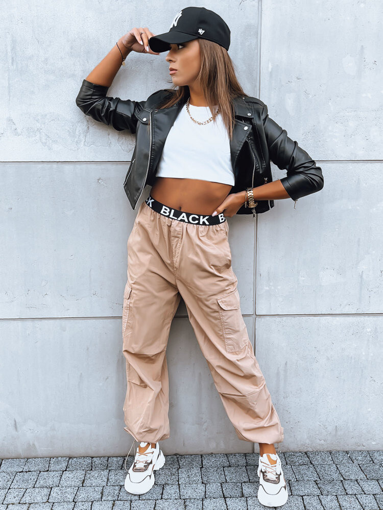 Dámské padákové kalhoty DAVOS Barva béžová DSTREET