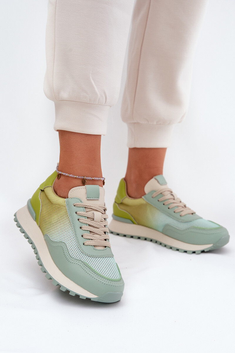 Kožené Sportovní Boty S Síťovinou Dámské Vinceza