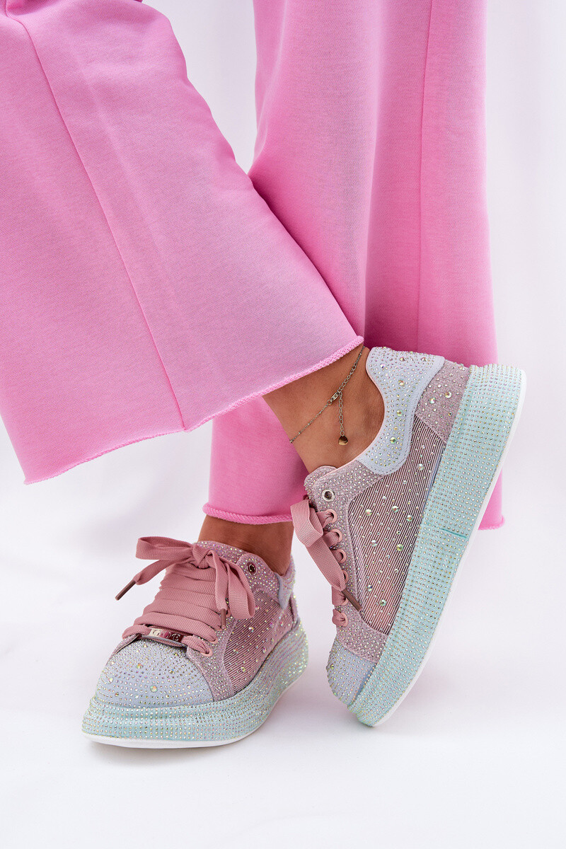 Zdobené sneakersy na platformě GOE