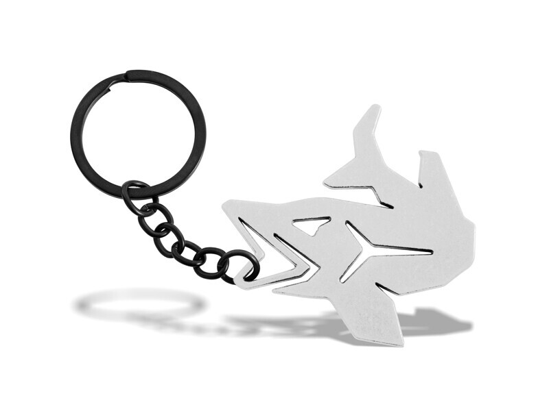 Klíčenka s otvírákem na láhve Delphin PIKENER-stříbrná