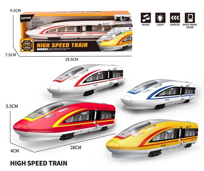 Vlak rychlostní s efekty na setrvačník 28 cm