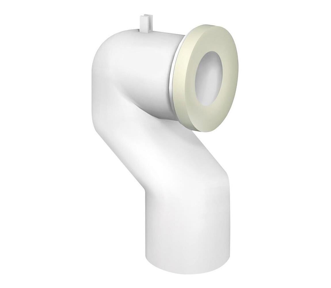 Bruckner Bruckner - Koleno 90° dopojení k WC Offset 11 cm bílá