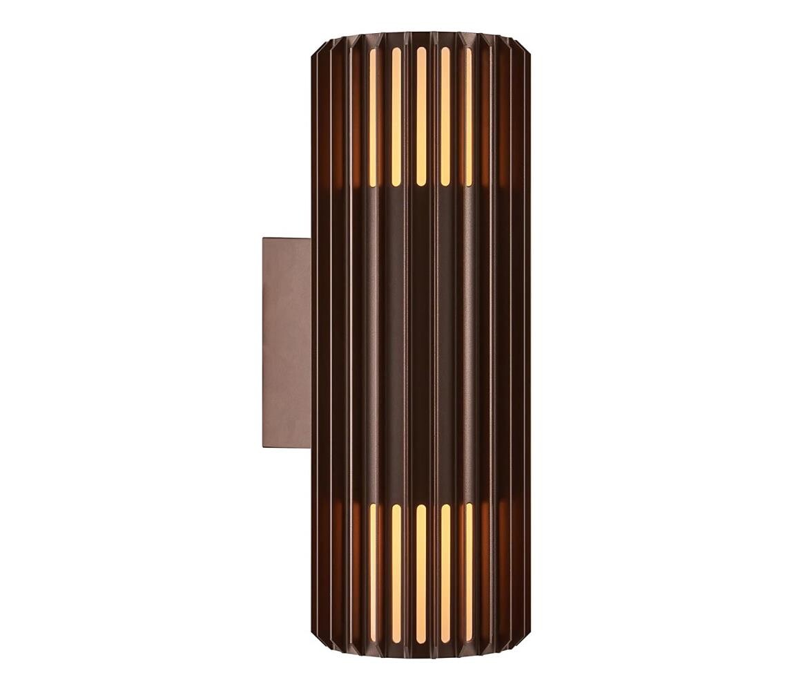 Nordlux Nordlux - Venkovní nástěnné svítidlo ALUDRA 2xE27/15W/230V IP54 hnědá