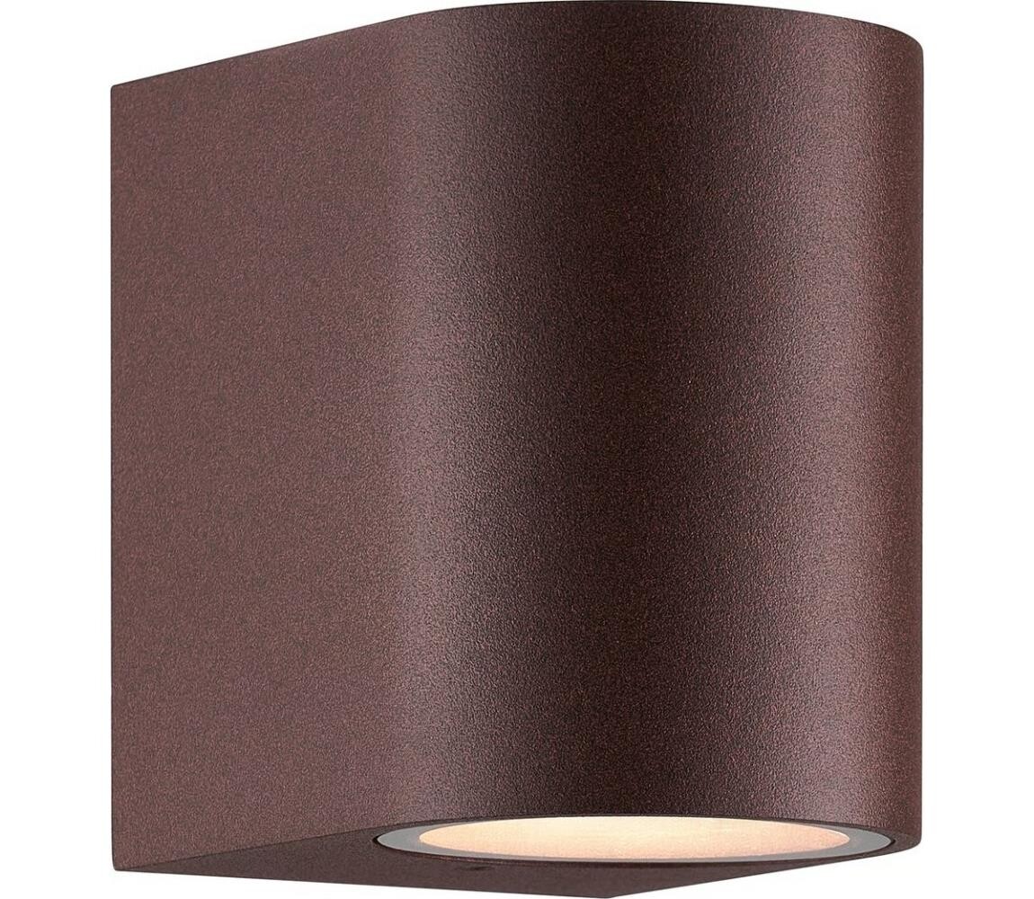 Nordlux Nordlux - Venkovní nástěnné svítidlo DION 1xGU10/25W/230V IP44 rezavá