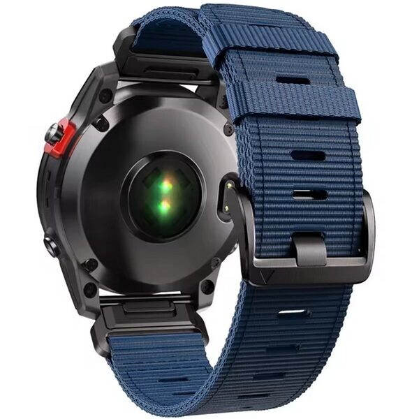 Řemínek pro Garmin QuickFit 22mm, Nylonový Modrý